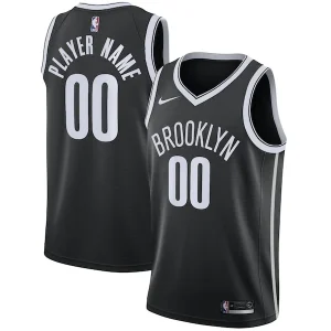 Gorgeous Duraturo Brooklyn Nets Nike Swingman Custom Jersey Black Icon Edition per i Fan Veri