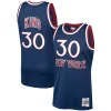Resistente Incantevole Bernard King New York Knicks 1982/83 Hardwood Classics Swingman Jersey Navy per i Fan Veri
