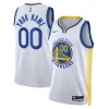 Trendy Golden State Warriors Nike Unisex Swingman Custom Jersey White Association Edition per i Fan Veri