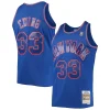 Pratico Patrick Ewing New York Knicks 1996/97 Hardwood Classics Swingman Jersey Blue per i Fan Veri