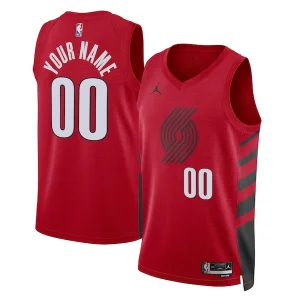 Robusto Splendido Portland Trail Blazers Jordan Brand Unisex 2022/23 Swingman Custom Jersey Statement Edition Red per i Fan Veri