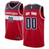 Attraente Accattivante Robusto Washington Wizards Nike Swingman Custom Jersey Red Icon Edition per i Fan Veri