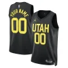Cool Incantevole Utah Jazz Jordan Brand Unisex 2022/23 Swingman Custom Jersey Statement Edition Black per i Fan Veri