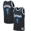 Robusto Penny Hardaway Orlando Magic Hardwood Classics Swingman Jersey Black per i Fan Veri