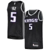 Stupendo Delizioso De'Aaron Fox Sacramento Kings Jordan Brand Swingman Player Jersey Statement Edition Black per i Fan Veri