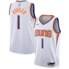 Eccezionale Devin Booker Phoenix Suns Nike Unisex Swingman Jersey Association Edition White/Purple per i Fan Veri