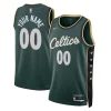 Resistente Eccezionale Comodo Boston Celtics Nike Unisex 2022/23 Swingman Custom Jersey City Edition Kelly Green per i Fan Veri