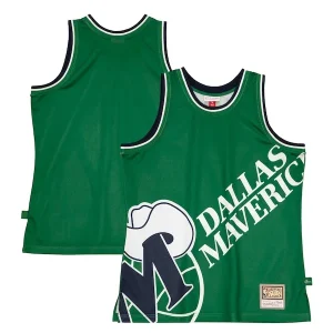 Sofisticato Splendido Robusto Dallas Mavericks Hardwood Classics Blown Out Fashion Jersey Green per i Fan Veri