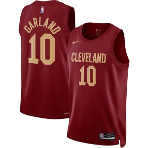 Resistente Moderno Darius Garland Cleveland Cavaliers Nike Unisex Swingman Jersey Icon Edition Wine/White per i Fan Veri