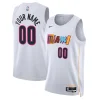 Splendido Moderno Miami Heat Nike Unisex 2022/23 Swingman Custom Jersey City Edition White per i Fan Veri
