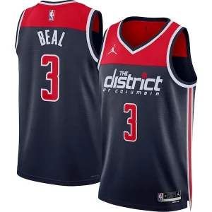 Raffinato Sofisticato Cool Bradley Beal Washington Wizards Jordan Brand Unisex Swingman Jersey Statement Edition Navy per i Fan Veri
