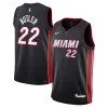 Classico Eccezionale Prestigioso Jimmy Butler Miami Heat Nike Youth Swingman Jersey Icon Edition Black per i Fan Veri