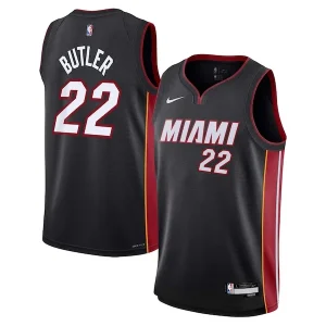 Classico Eccezionale Prestigioso Jimmy Butler Miami Heat Nike Youth Swingman Jersey Icon Edition Black per i Fan Veri