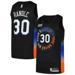 Versatile Gorgeous Julius Randle New York Knicks Nike Swingman Player Jersey City Edition Black per i Fan Veri