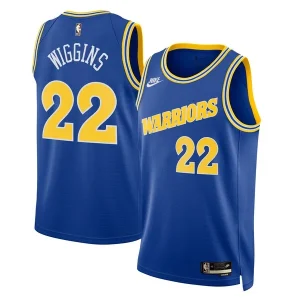 Stupendo Duraturo Andrew Wiggins Golden State Warriors Nike Swingman Jersey Classic Edition Blue per i Fan Veri