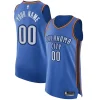 Trendy Oklahoma City Thunder Nike Authentic Custom Jersey Blue Icon Edition per i Fan Veri