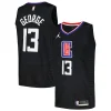 Accattivante Delizioso Lussuoso Paul George LA Clippers Jordan Brand Nike Swingman Player Jersey Statement Edition Black per i Fan Veri