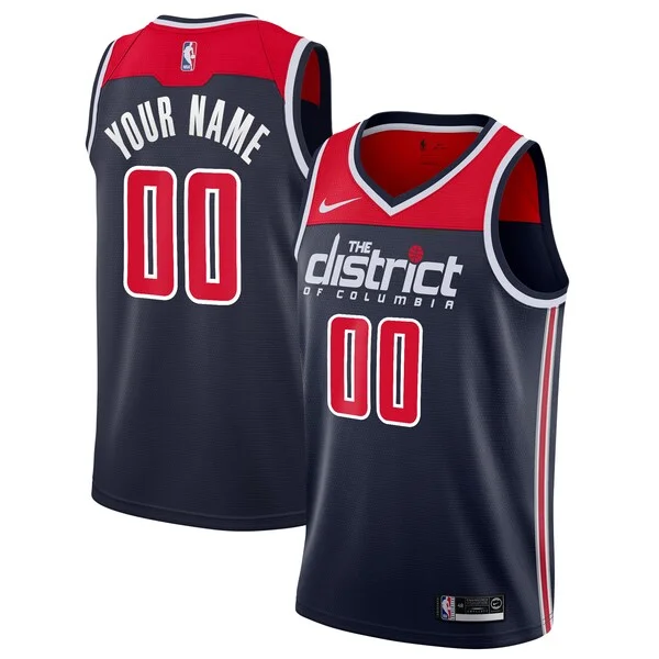 Duraturo Sofisticato Accattivante Washington Wizards Nike 2019/20 Custom Swingman Jersey Navy Statement Edition per i Fan Veri