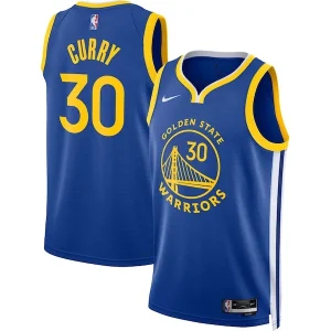Fascinante Cool Stephen Curry Golden State Warriors Nike Unisex Swingman Jersey Icon Edition Royal/White per i Fan Veri