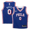 Stupendo Ottimo Tyrese Maxey Philadelphia 76ers Nike Toddler Swingman Player Jersey Icon Edition Royal per i Fan Veri