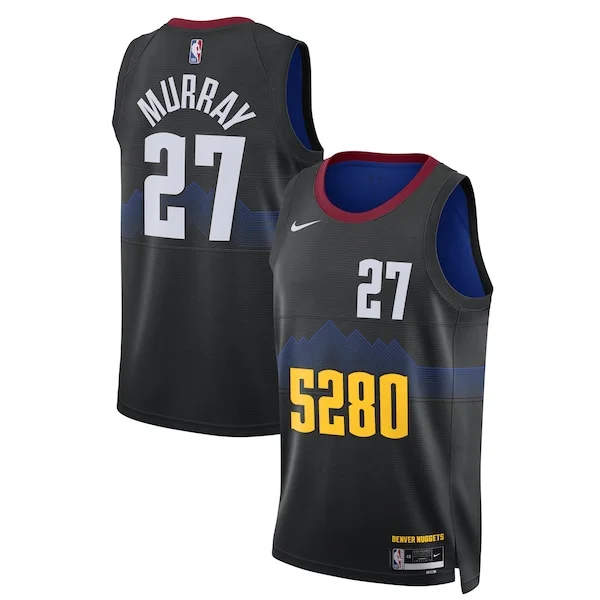 Gorgeous Ottimo Jamal Murray Denver Nuggets Nike Unisex 2023/24 Swingman Jersey Black City Edition per i Fan Veri