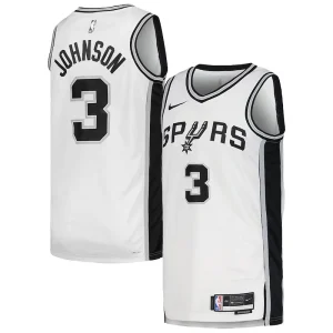 Pratico Attraente Meraviglioso Keldon Johnson San Antonio Spurs Nike Unisex Swingman Jersey Association Edition White per i Fan Veri