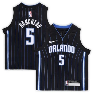 Meraviglioso Comodo Magnifico Paolo Banchero Orlando Magic Nike Toddler Swingman Player Jersey Icon Edition Black per i Fan Veri