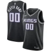 Elegante Trendy Incantevole Sacramento Kings Nike Swingman Custom Jersey Black Statement Edition per i Fan Veri