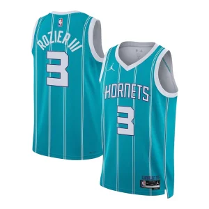 Cool Trendy Terry Rozier Charlotte Hornets Jordan Brand Unisex Swingman Jersey Association Edition Teal per i Fan Veri