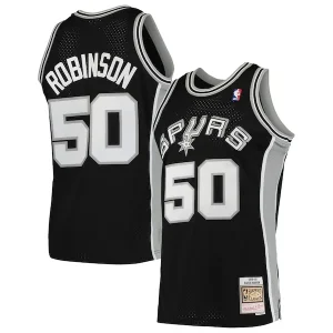 Prestigioso Fascinante David Robinson San Antonio Spurs 1991/92 Hardwood Classics Swingman Jersey Black per i Fan Veri