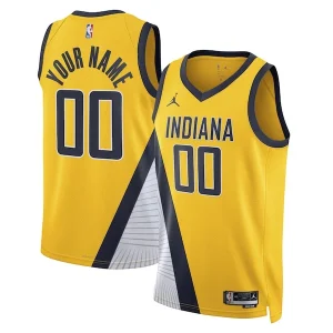 Moderno Comodo Indiana Pacers Jordan Brand Unisex 2022/23 Swingman Custom Jersey Statement Edition Yellow per i Fan Veri