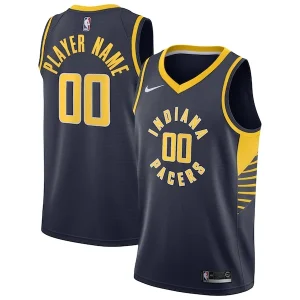 Versatile Gorgeous Bellissimo Indiana Pacers Nike Swingman Custom Jersey Navy Icon Edition per i Fan Veri