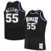 Comodo Jason Williams Sacramento Kings Big & Tall 2000/01 Hardwood Classics Swingman Jersey Black per i Fan Veri