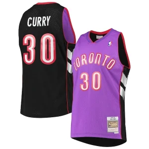 Eccezionale Dell Curry Toronto Raptors 2001/02 Hardwood Classics Swingman Jersey Purple per i Fan Veri