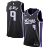 Fascinante Prestigioso Classico Kevin Huerter Sacramento Kings Nike Unisex Swingman Jersey Association Edition Black per i Fan Veri