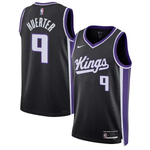 Fascinante Prestigioso Classico Kevin Huerter Sacramento Kings Nike Unisex Swingman Jersey Association Edition Black per i Fan Veri