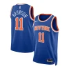 Fascinante Resistente Jalen Brunson New York Knicks Nike Unisex Swingman Jersey Icon Edition Blue per i Fan Veri