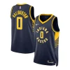 Moderno Tyrese Haliburton Indiana Pacers Nike Unisex Swingman Jersey Association Edition Navy per i Fan Veri