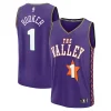 Robusto Eccezionale Carino Devin Booker Phoenix Suns Youth 2024/25 Fast Break Player Jersey City Edition Purple per i Fan Veri
