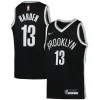 Fascinante James Harden Brooklyn Nets Nike Youth 2021/22 Diamond Swingman Jersey Icon Edition Black per i Fan Veri