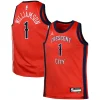 Elegante Magnifico Cool Zion Williamson New Orleans Pelicans Jordan Brand Swingman Jersey Statement Red per i Fan Veri