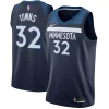 Classico Karl Anthony Towns Minnesota Timberwolves Nike Swingman Jersey Navy Icon Edition per i Fan Veri