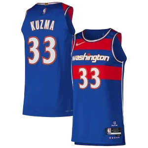 Incantevole Classico Kyle Kuzma Washington Wizards Nike Authentic Player Jersey City Edition Royal per i Fan Veri
