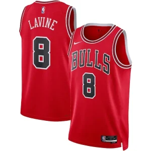 Splendido Resistente Zach LaVine Chicago Bulls Nike Unisex Swingman Jersey Icon Edition Red/White per i Fan Veri