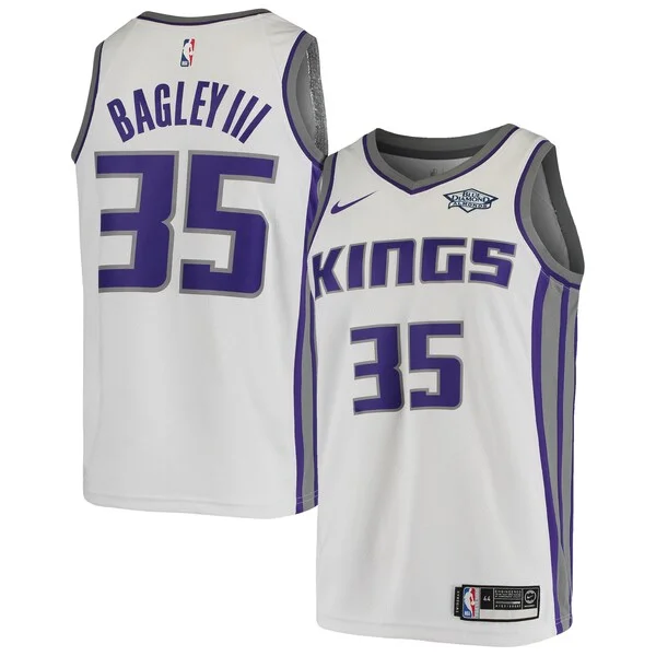 Eccezionale Marvin Bagley III Sacramento Kings Nike Swingman Player Jersey Association Edition White per i Fan Veri