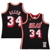 Resistente Carino Splendido Ray Allen Miami Heat 2013/14 Hardwood Classics Swingman Jersey Black per i Fan Veri