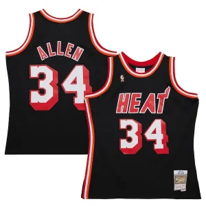 Resistente Carino Splendido Ray Allen Miami Heat 2013/14 Hardwood Classics Swingman Jersey Black per i Fan Veri