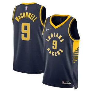 Delizioso T.J. McConnell Indiana Pacers Nike Unisex Swingman Replica Jersey Icon Edition Navy per i Fan Veri