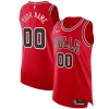 Prestigioso Chicago Bulls Nike Authentic Custom Jersey Red Icon Edition per i Fan Veri