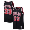 Cool Versatile Scottie Pippen Chicago Bulls 1997/98 Hardwood Classics Swingman Jersey Black/White per i Fan Veri